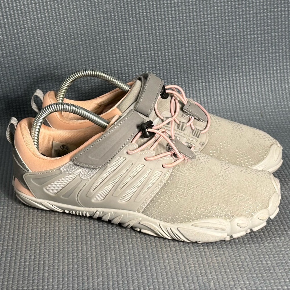 Sports Women's Shoes Gray/Pink Minimalist‎ Bare Sneakers Size 9 US 40 EU